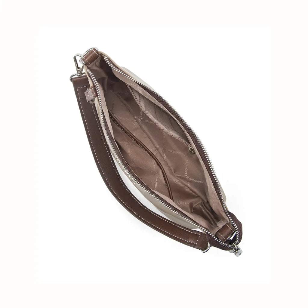 Monroe Estella Beige Shoulder Bag - Lino Perros