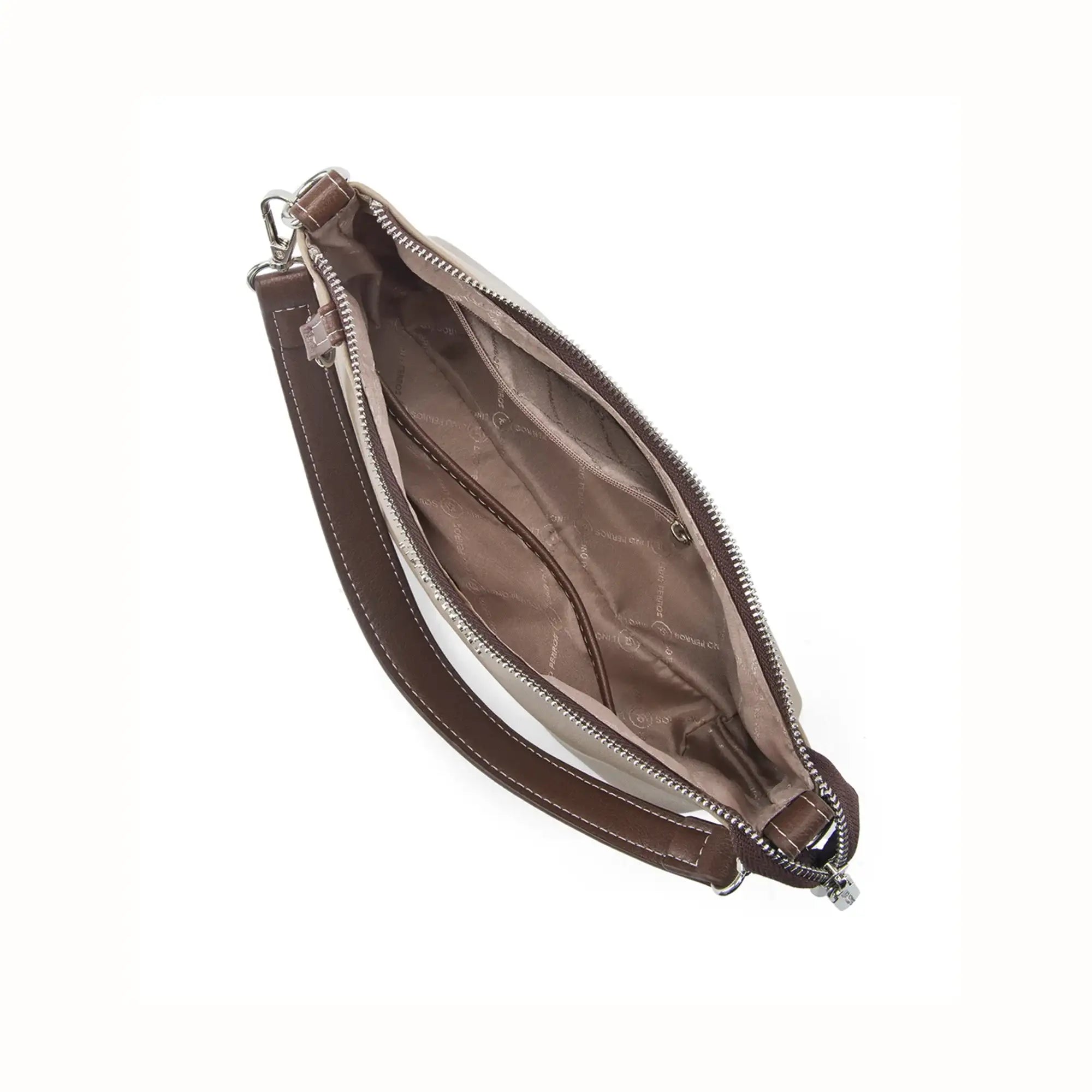 Monroe Estella Beige Shoulder Bag - Lino Perros