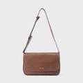 Blythe Chic Coffee Shoulder Bag - Lino Perros
