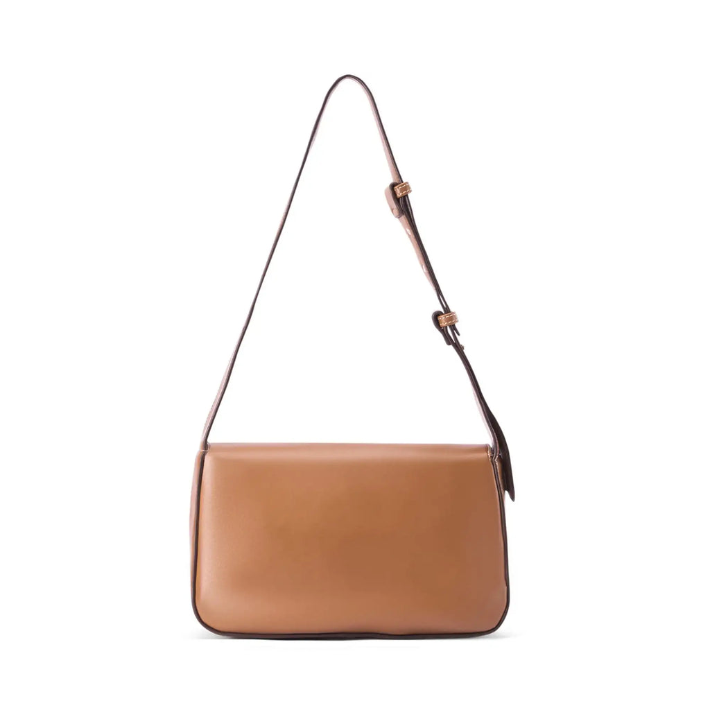 Blythe Chic Tan Shoulder Bag - Lino Perros