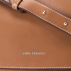 Blythe Chic Tan Shoulder Bag - Lino Perros