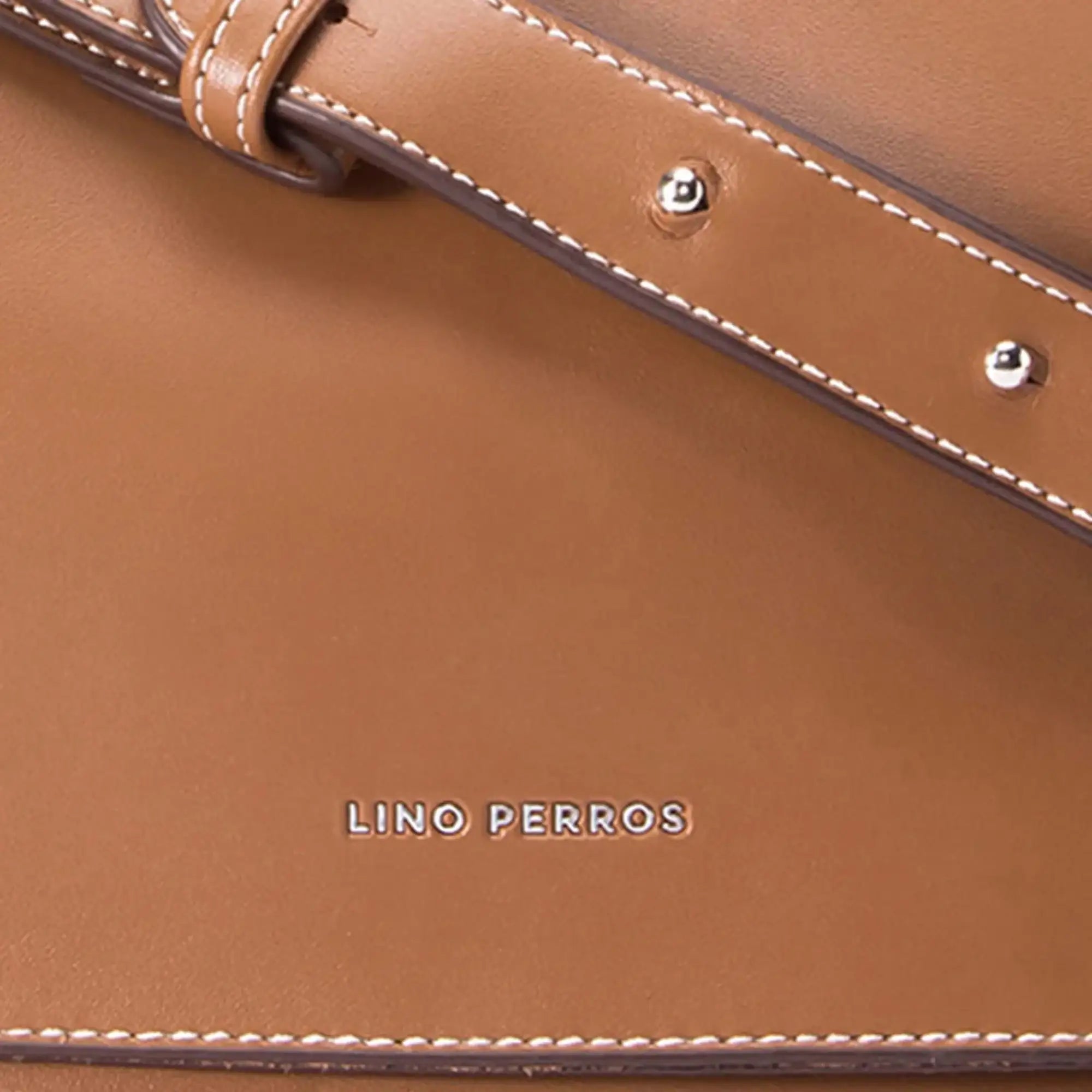 Blythe Chic Tan Shoulder Bag - Lino Perros