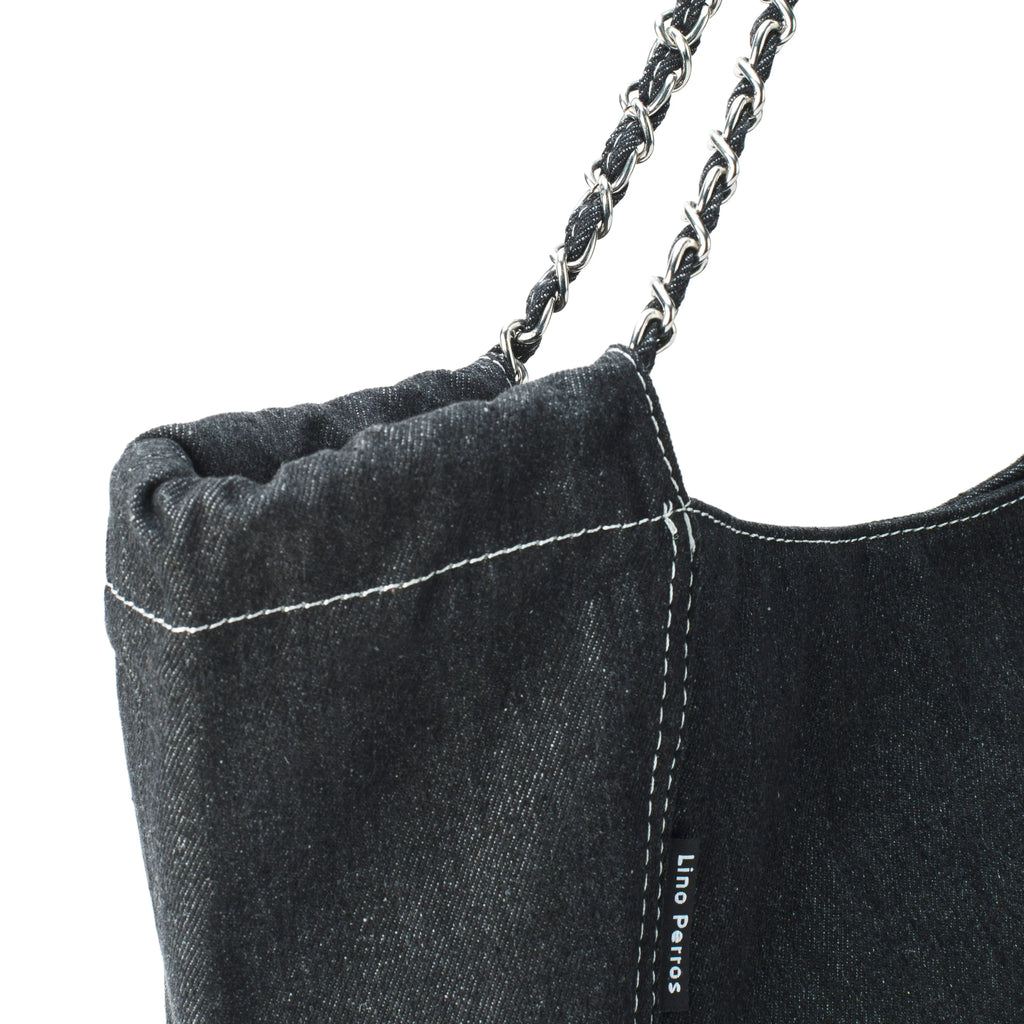 Harper Confident Hobo Black Handbag - Lino Perros
