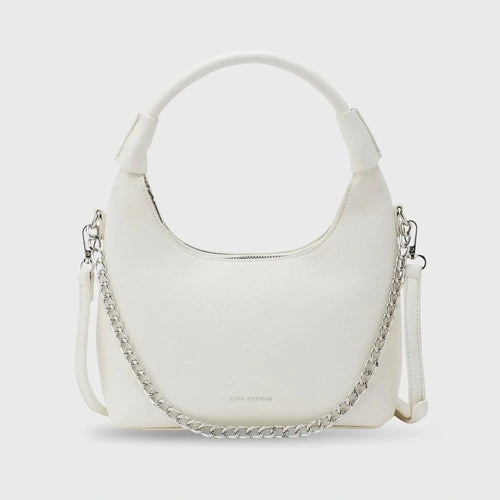Voyage Modern White Shoulder Bag - Lino Perros