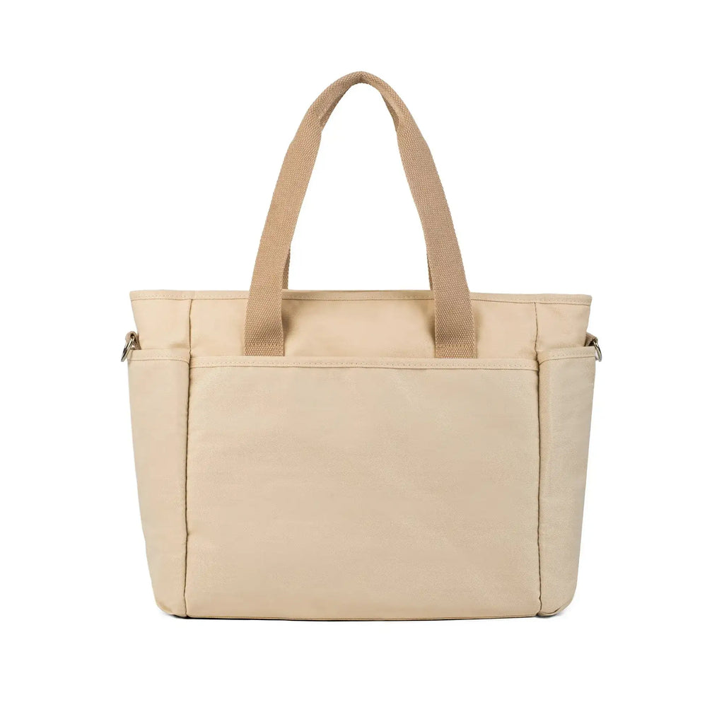 Harper Edgy Beige Tote Bag - Lino Perros