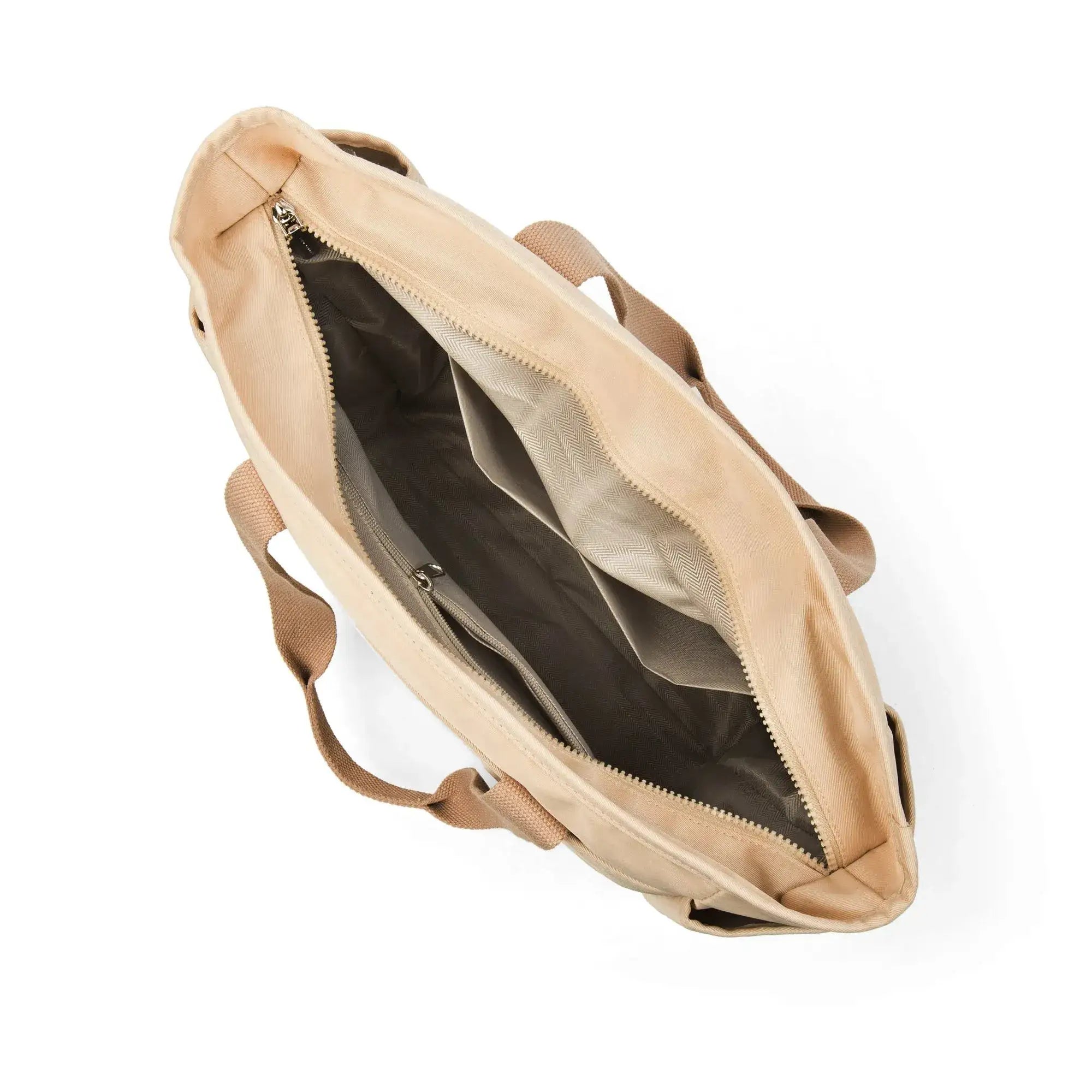 Harper Edgy Beige Tote Bag - Lino Perros