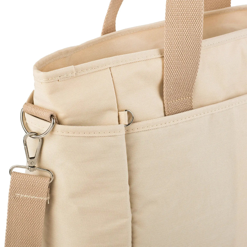 Harper Edgy Beige Tote Bag - Lino Perros