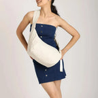 Harper Flattering Off-white Fanny Pack - Lino Perros