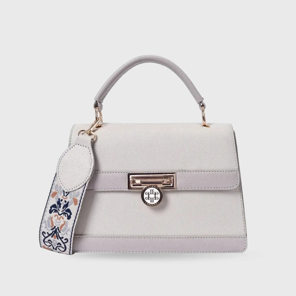Monroe Cruise Beige Satchel Bag - Lino Perros