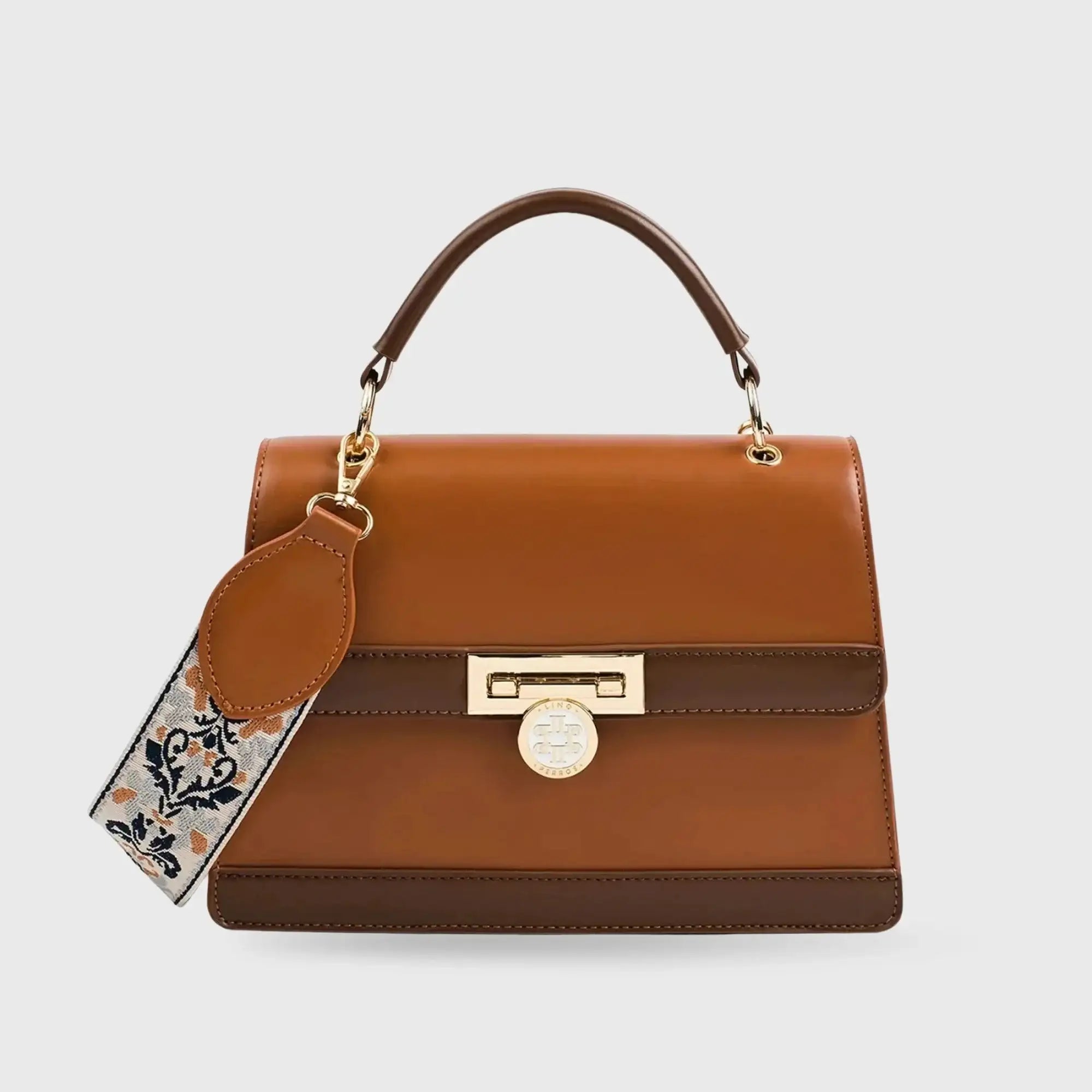Monroe Cruise Tan Satchel Bag - Lino Perros