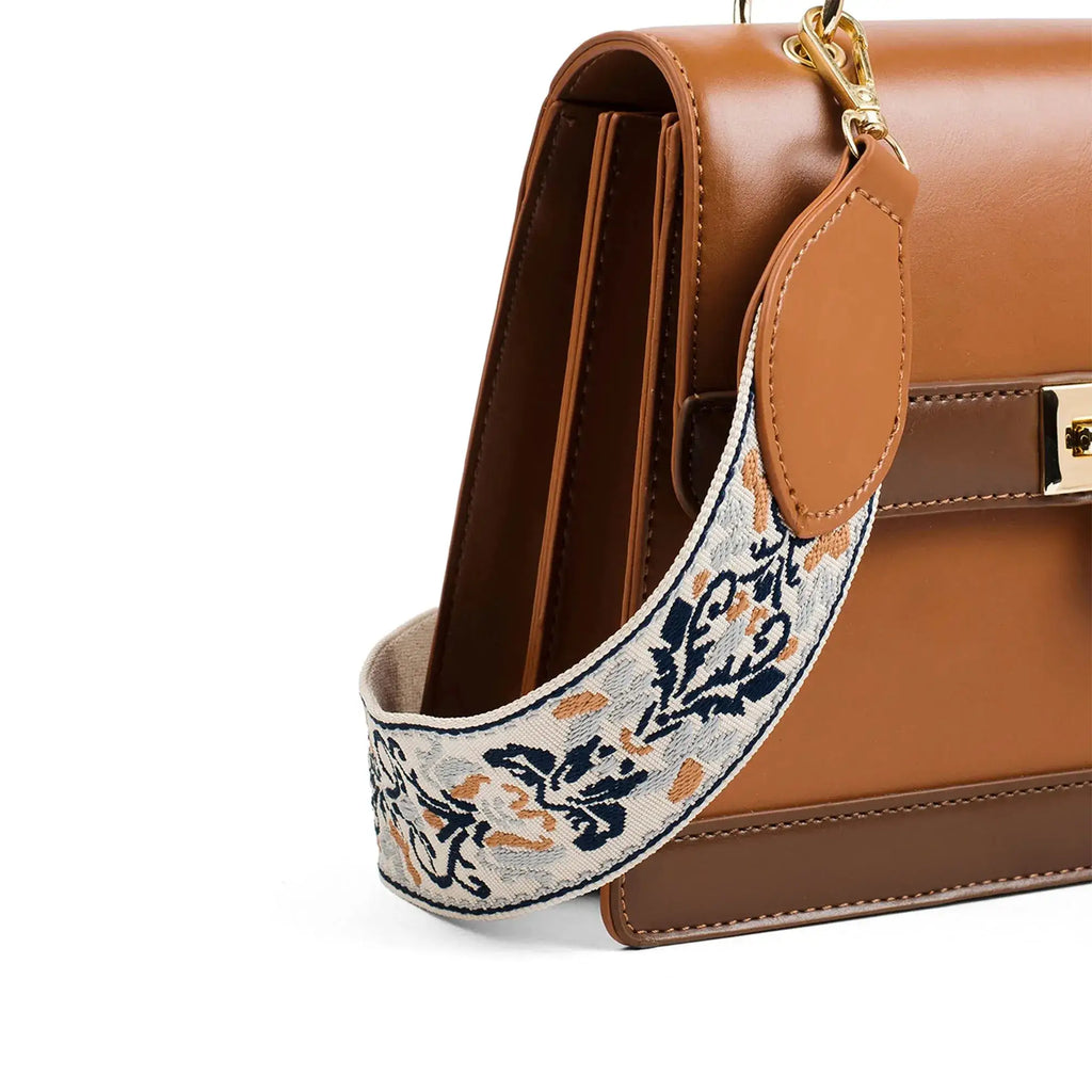 Monroe Cruise Tan Satchel Bag - Lino Perros