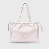 Harper Drawstring Off White Tote Bag