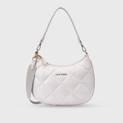 Maddie Petite White Shoulder Bag