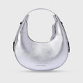 Avril Lunar Silver Shoulder Bag - Lino Perros