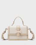 Valley Soft Off-White Contrast Satchel Bag