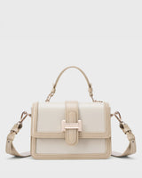 Valley Soft Off-White Contrast Satchel Bag