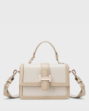 Valley Soft Off-White Contrast Satchel Bag
