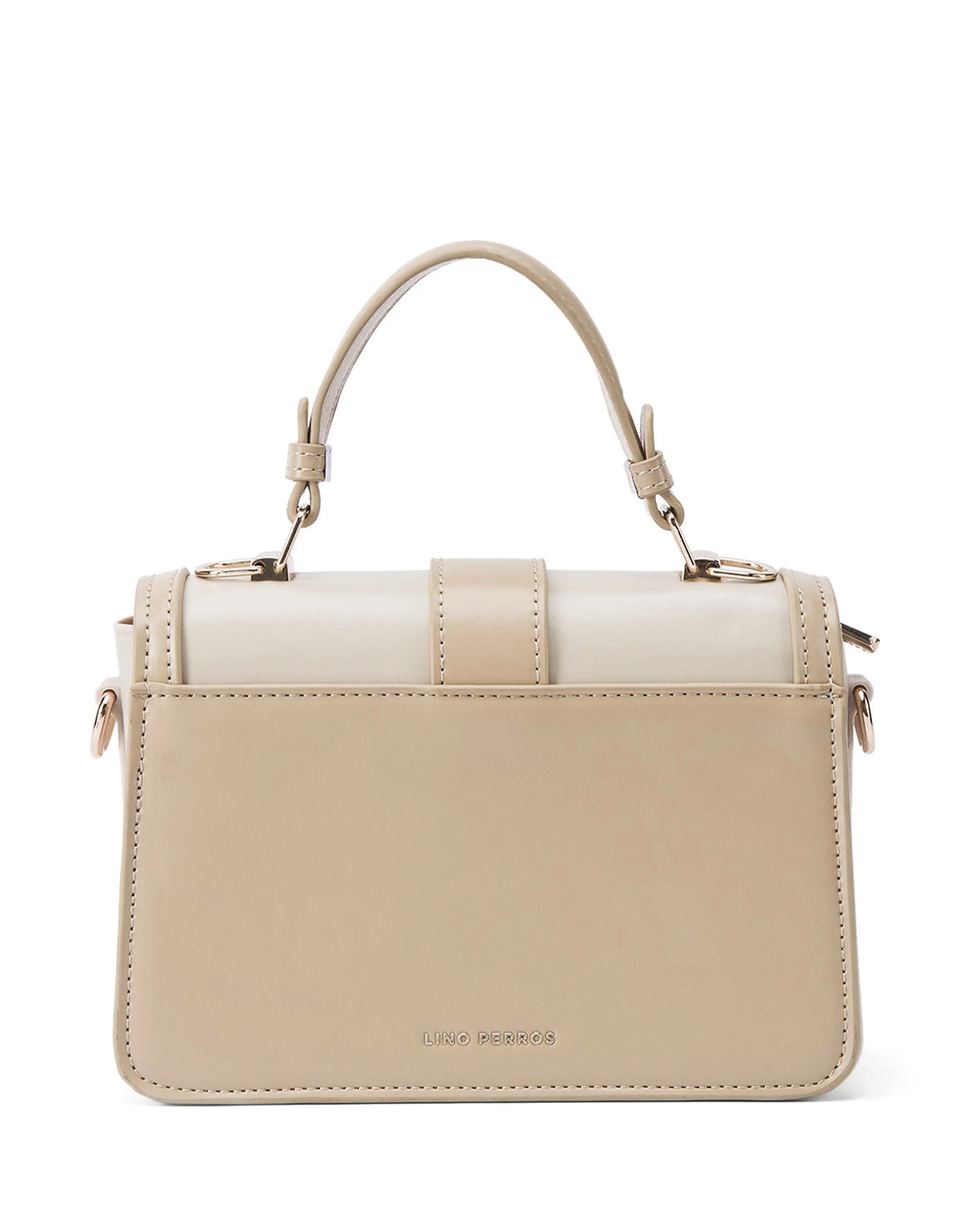 Valley Soft Off-White Contrast Satchel Bag