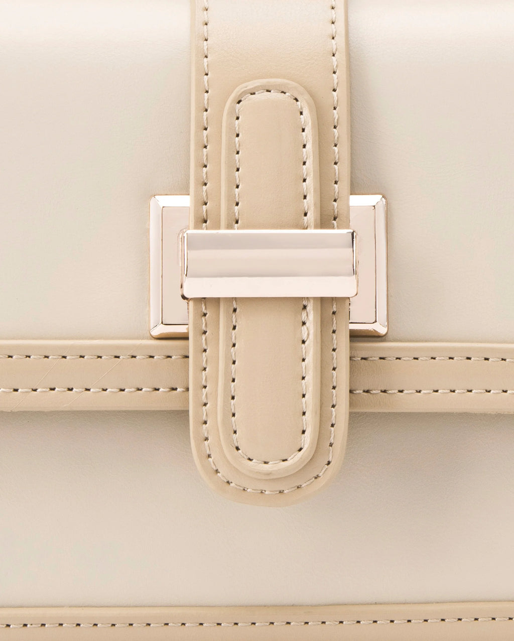 Valley Soft Off-White Contrast Satchel Bag