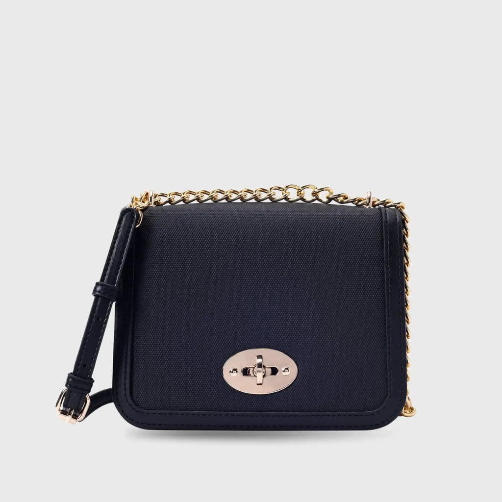 Valley Full Bloom Black Shoulder Bag - Lino Perros
