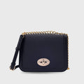 Valley Full Bloom Black Shoulder Bag - Lino Perros
