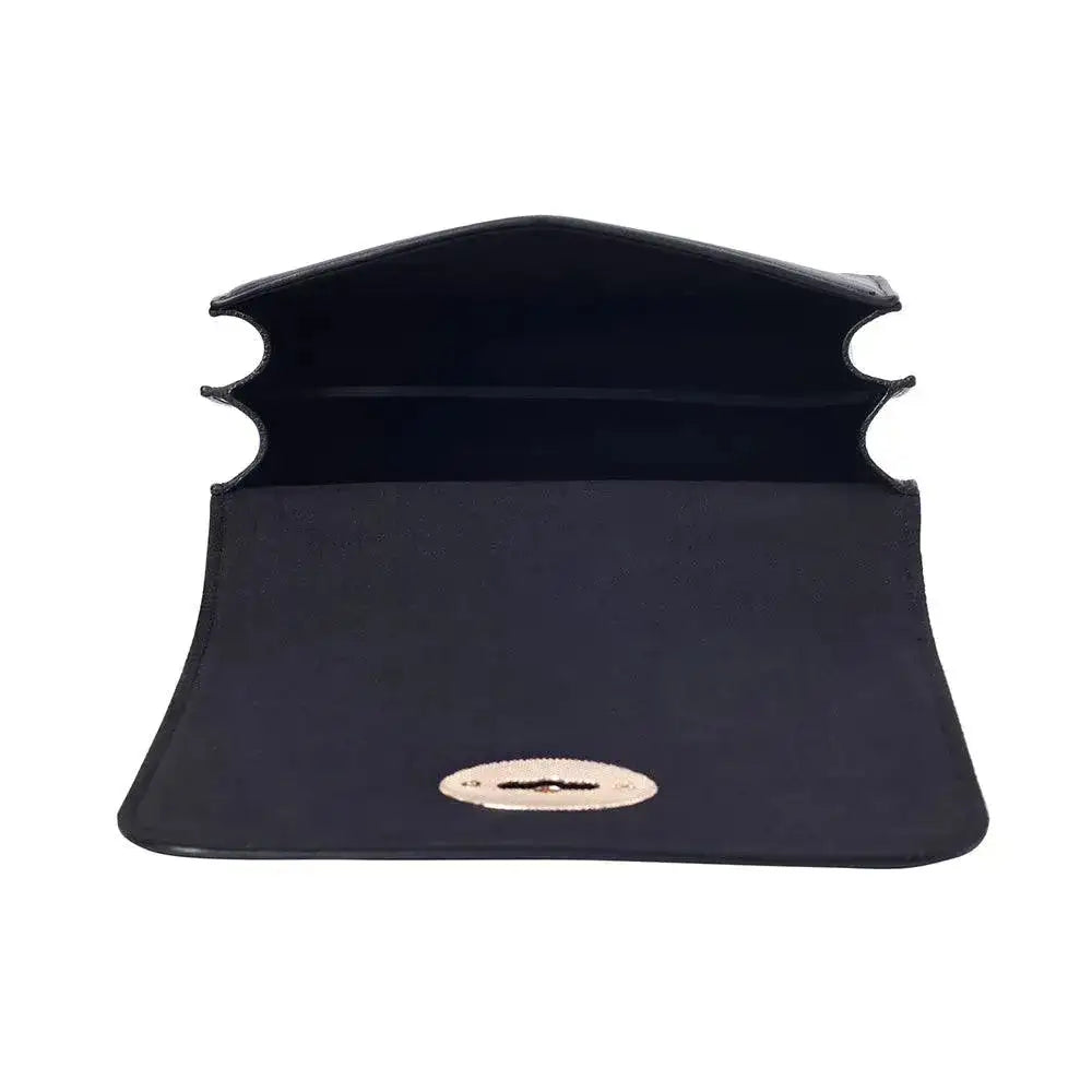 Valley Full Bloom Black Shoulder Bag - Lino Perros