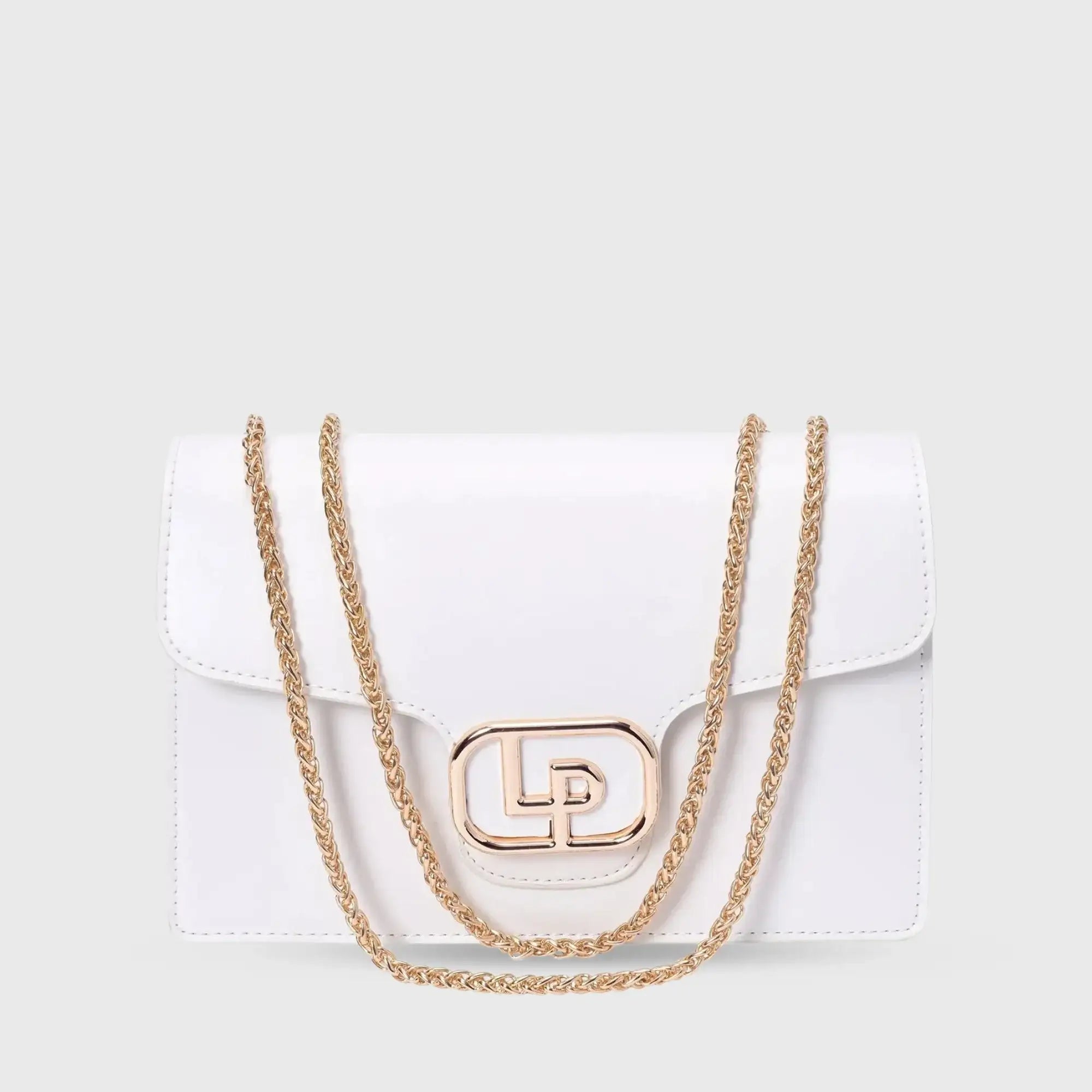 Voyage Timeless White Shoulder Bag - Lino Perros
