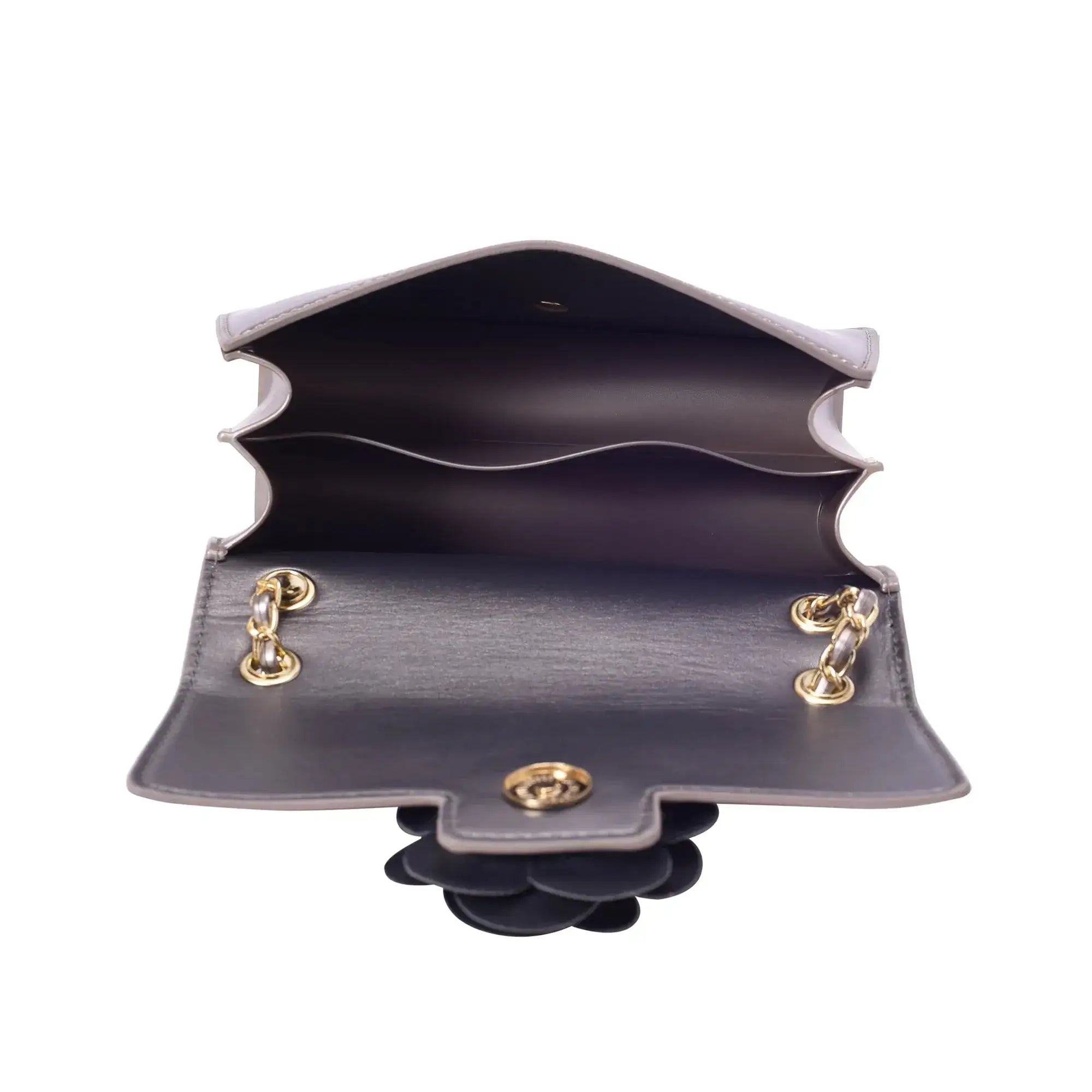 Valley Full Bloom Gun Metal Sling Bag - Lino Perros