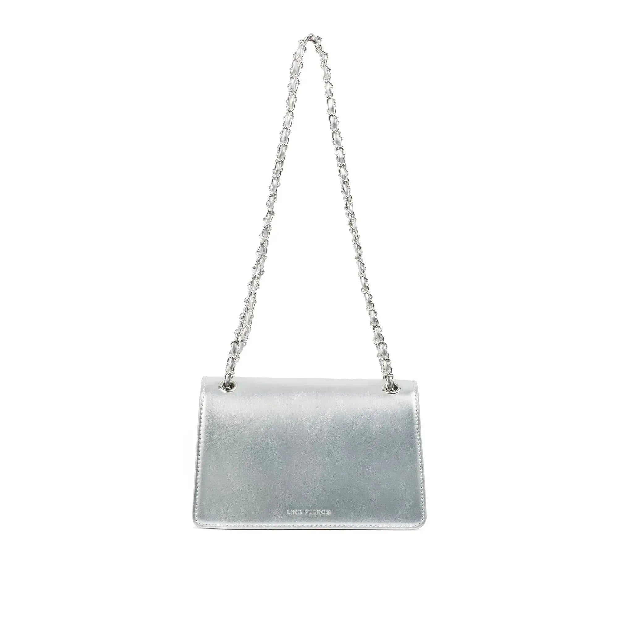 Valley Full Bloom Silver Sling Bag - Lino Perros