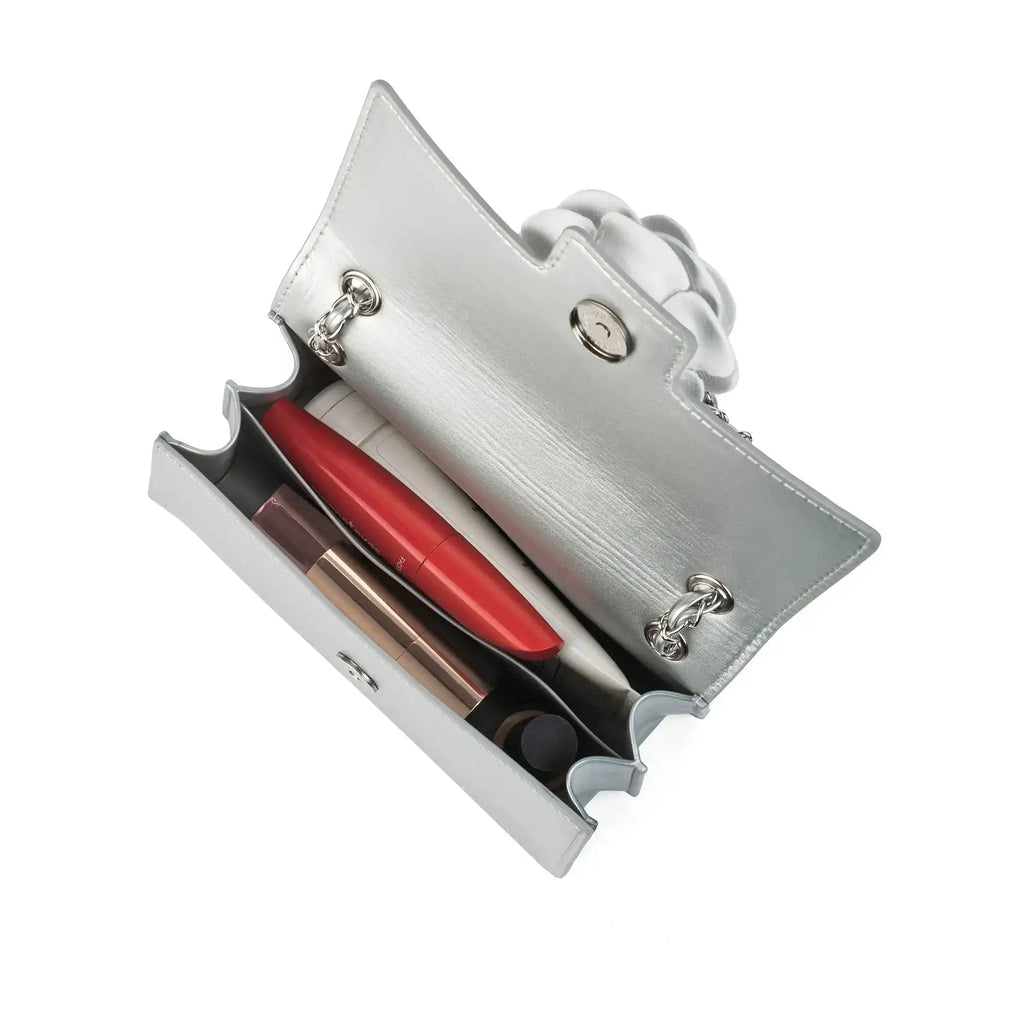 Valley Full Bloom Silver Sling Bag - Lino Perros