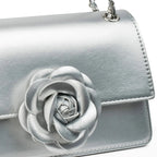 Valley Full Bloom Silver Sling Bag - Lino Perros