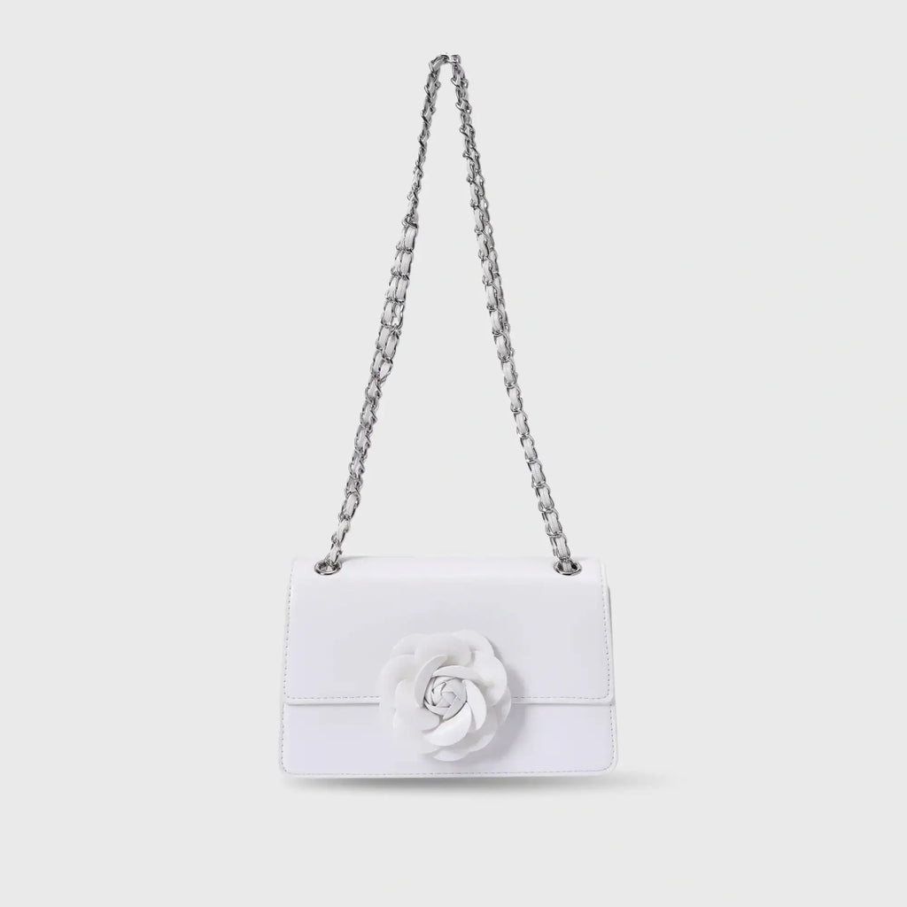 Valley Full Bloom White Sling Bag - Lino Perros