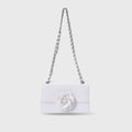 Valley Full Bloom White Sling Bag - Lino Perros