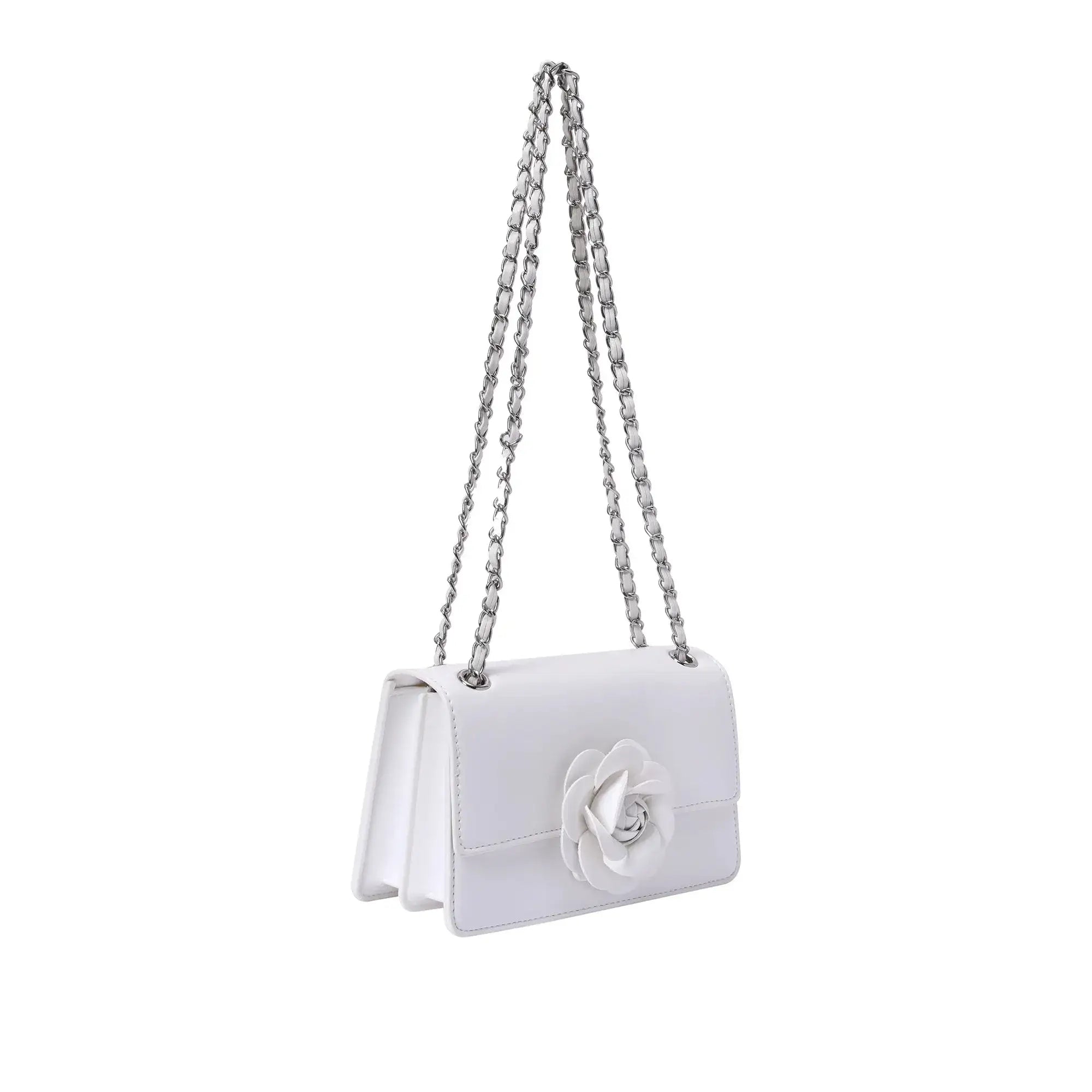 Valley Full Bloom White Sling Bag - Lino Perros