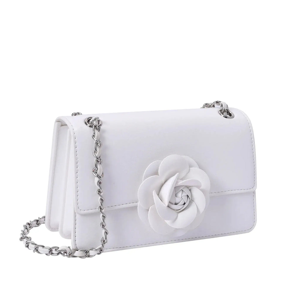 Valley Full Bloom White Sling Bag - Lino Perros
