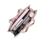 Avril The Trendy Beige Office Tote Bag - Lino Perros