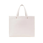 Avril The Trendy Off-White Office Tote - Lino Perros