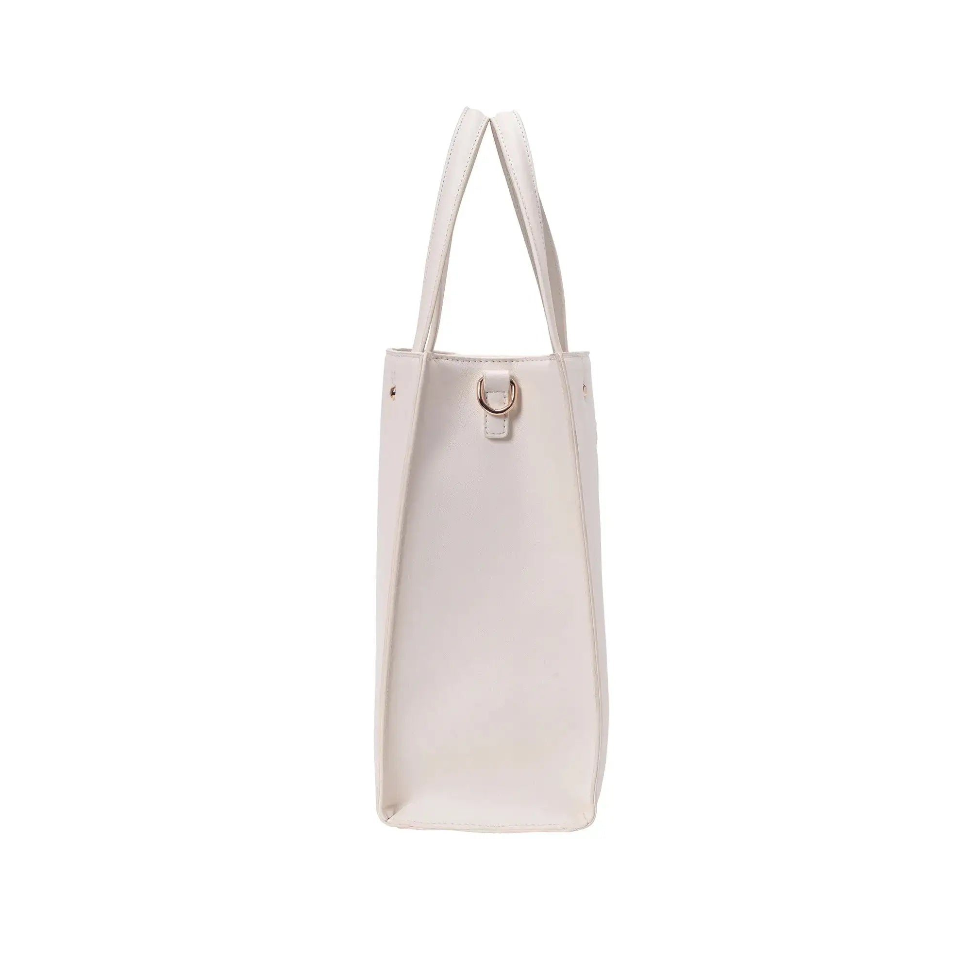 Avril The Trendy Off-White Office Tote - Lino Perros