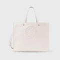 Avril The Trendy Off-White Office Tote - Lino Perros