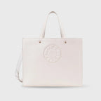Avril The Trendy Off-White Office Tote - Lino Perros