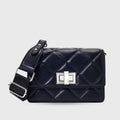 Maddie Mini Twisted Black Shoulder Bag - Lino Perros