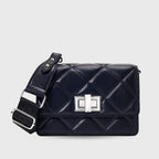 Maddie Mini Twisted Black Shoulder Bag - Lino Perros