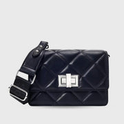 Maddie Mini Twisted Black Shoulder Bag