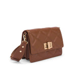Maddie Mini Twisted Tan Shoulder Bag - Lino Perros