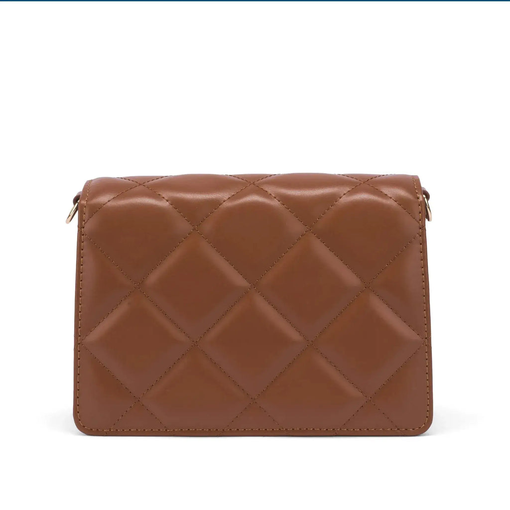 Maddie Mini Twisted Tan Shoulder Bag - Lino Perros
