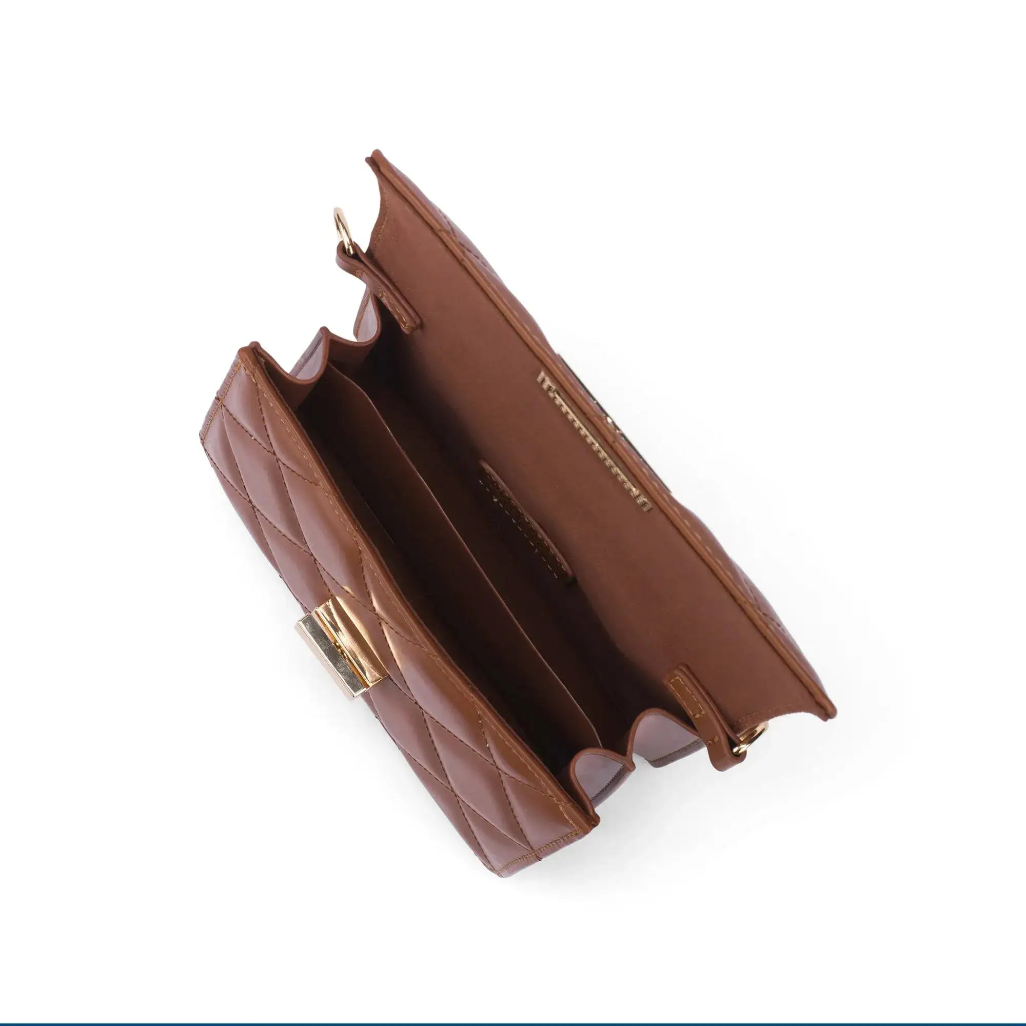 Maddie Mini Twisted Tan Shoulder Bag - Lino Perros