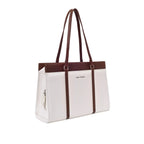 Monroe Serene Commuter White Tote Bag - Lino Perros
