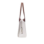 Monroe Serene Commuter White Tote Bag - Lino Perros