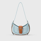 Monroe Chic Blue Shoulder Bag
