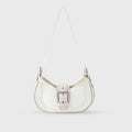 Monroe Chic White Shoulder Bag - Lino Perros
